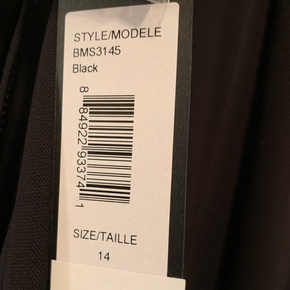 Badgley Mischka dolman top w embellished sleeves - Picture 8 of 8